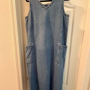 Denim Sleeveless Dress